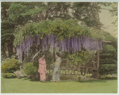 null Kozaburo TAMAMURA (1856- ?) et autres. Japon, 34 photographies vers 1880. Tirages...