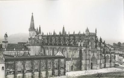 null Franco CIANETTI (1932-2013). Portugal, cathédrale inachevée de Batalha, 1965,...