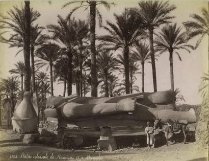 null Félix BONFILS (1831-1885). Egypte, cinq photographies (5) vers 1880. Tirages...