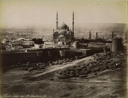 null Félix BONFILS (1831-1885). Egypte, cinq photographies (5) vers 1880. Tirages...