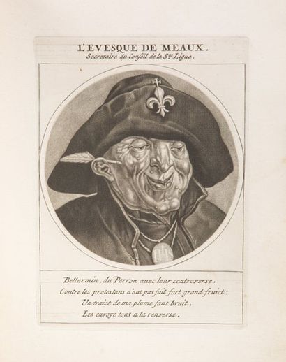 null Les HÉROS DE LA LIGUE ou La Procession Monacale conduitte par Louis XIV, pour...