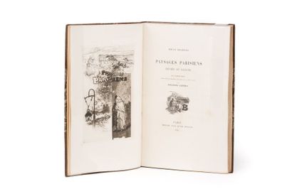 Émile GOUDEAU. Paysages parisiens. Heures et saisons. Paris, Henri Béraldi, 1892....