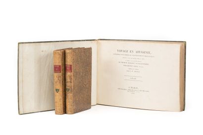 Henry SALT. Voyage en Abyssinie... Paris, Magimel, 1816. 2 volumes in-8, basane tachetée,...