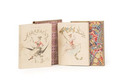Henri BOUTET. Almanach. Paris, chez tous les librairies 1888-1889.
2 volumes in-16,...