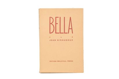 Jean GIRAUDOUX. Bella. Paris, Emile-Paul, 1928. In-4, broché.
Monod, 5441 /// (2f)-238-(1)...