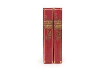 Alfred de VIGNY. Servitude et grandeur militaires. Paris, Magnier, 1898. 2 volumes...
