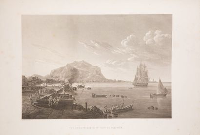 Achille-Etienne GIGAULT de LA SALLE. Voyage pittoresque en Sicile... Paris, Didot,...