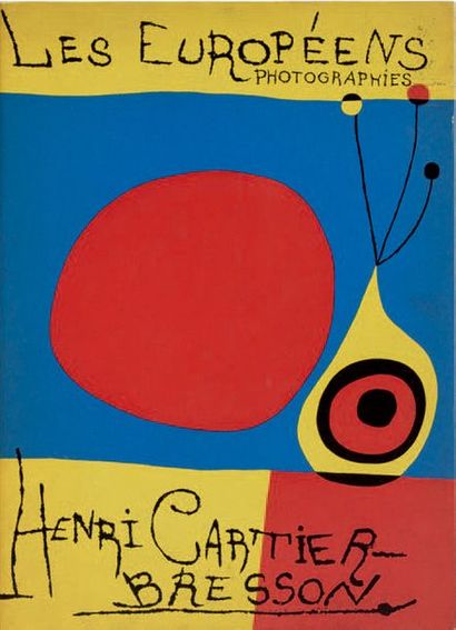 Henri CARTIER-BRESSON. Les Européens. Paris, Verve, 1955. In-4, cartonnage imprimé...