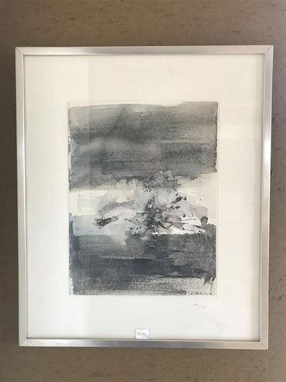 null ZAO WOU-KI
Composition abstraite
Lithographie numérotée 400/420
32 x 24 cm