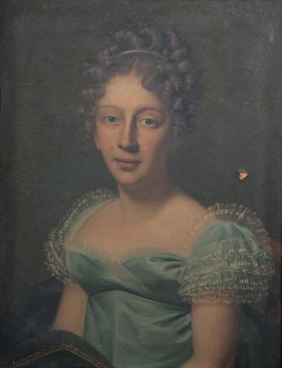 Ecole française, 1816 Portrait de Laure de Beausemblant
Sur sa toile d'origine
Inscrit...
