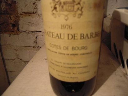 null 24 Bouteilles Château de Barbe, Côte de Bourg, année 1976