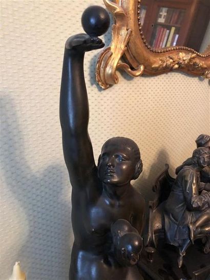 null Georges CHAUVEL
Une sculpture en bronze "la joueuse" ou "jongleuse"
H : 64c...
