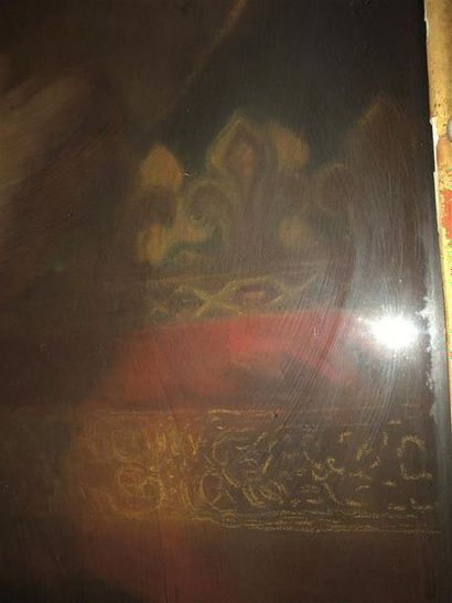 null Portrait de Marie d'Orléans dans un intérieur.
Pastel.
145 x 113 cm
Cadre en...