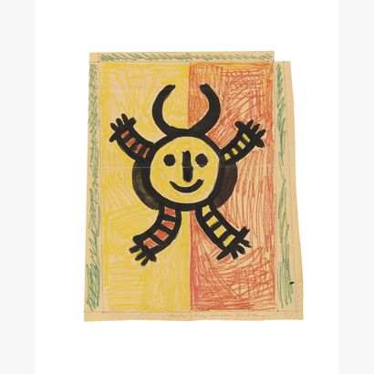 ◊ Pablo Picasso (1881-1973)
Tête, tapestry project, 1959
Indian ink by Pablo Picasso... Gazette Drouot