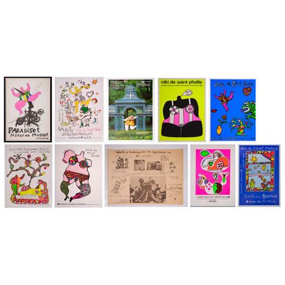  Niki de Saint Phalle (1930-2002)
9 posters and 4 prints
(1)Niki de Saint Phalle... Gazette Drouot