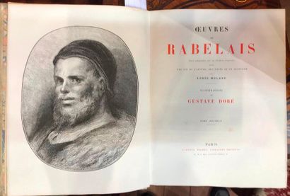 null RABELAIS. Œuvres. Illustrées par Gustave Doré. Paris, Garnier, 2 volumes reliés...