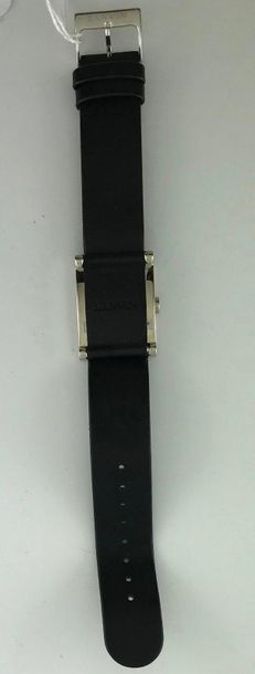 null LANVIN, stainless steel watchband, quartz movement, signed with barb in its...