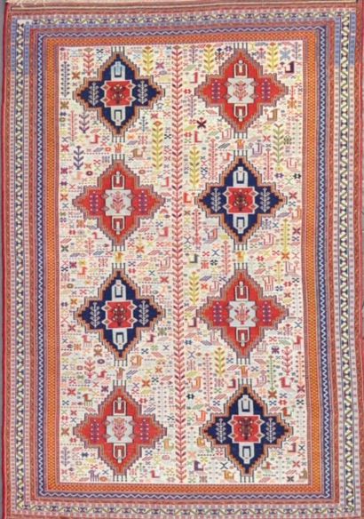 null Original Kilim soumak. Azerbaijan Circa 1980. Technical characteristics: Crochet...