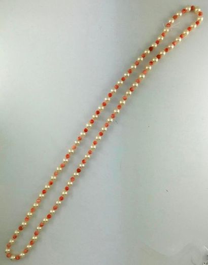 Sautoir de perles de culture de 6,5 mm de...