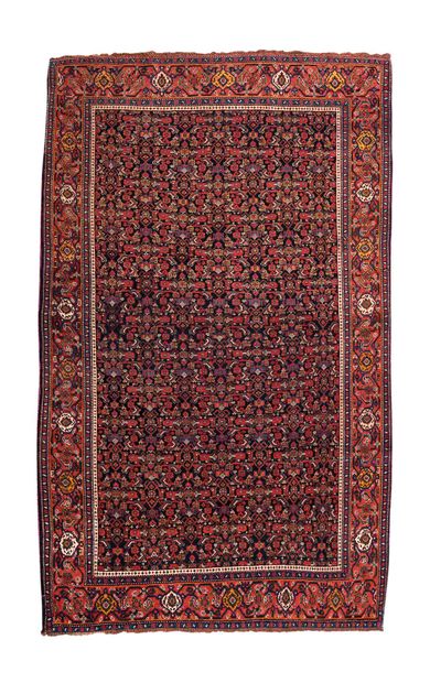 null Fine SENNEH carpet on silk warp and weft (Persia), late 19th century

Technical...