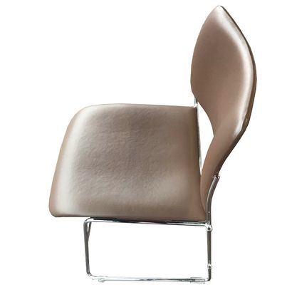 null David Rowland - HOWE Stacking Chair Suite of 5, 2018 

Model 40/4 

Taupe leather...