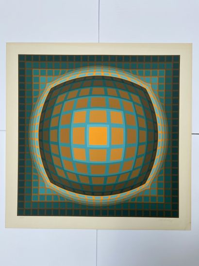 null Vasarely - kinetic 5

Silk-screen print 

Numbered 231/250

Circa 1965

75x...