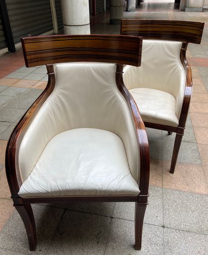 Pair of armchairs Colber International 

Oak...