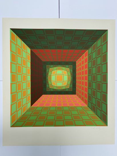 null Vasarely - Kinetic 8

Silk-screen print 

Vasarely Foundation numbered 77/80

Circa...