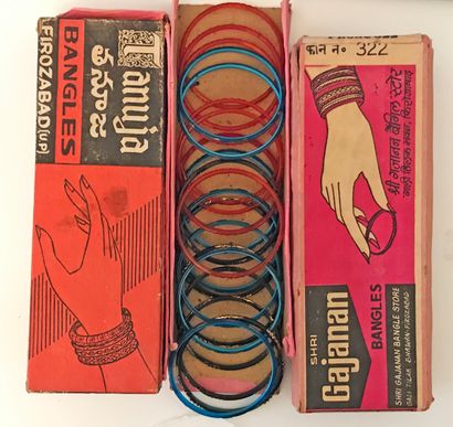null lot of indian bangles in original boxes
