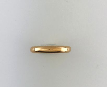 null CARTIER, gold ring 750°/°°, signed n°41847, Finger size 56, Weight: 10,08g