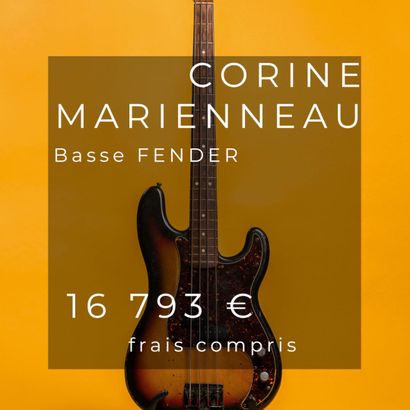 FENDER, basse precision, série L 1965 - Corine Marienneau