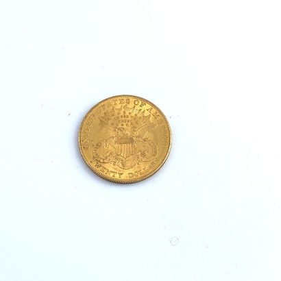 Une pièce de 20 dollars or 20 dollars, Liberty, 1904

Poids : 33.49 g.