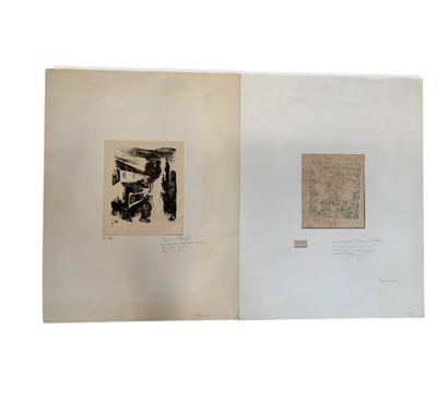 Pierre BONNARD (1867 - 1947) lithographie Pierre BONNARD (1867 - 1947) 
Les Vendanges.
Lithographie... Gazette Drouot