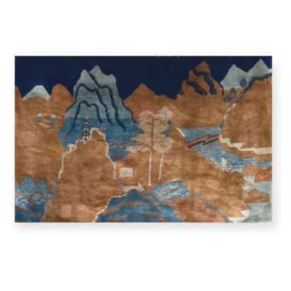 TAPIS - Original tapis chinois ancien 