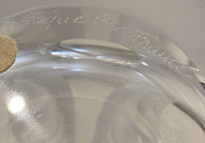 Vase LALIQUE LALIQUE France, modèle Garance
Grand vase en cristal moulé pressé, à...