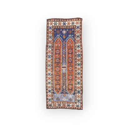 Rare tapis Kazak Azhdahak, laine