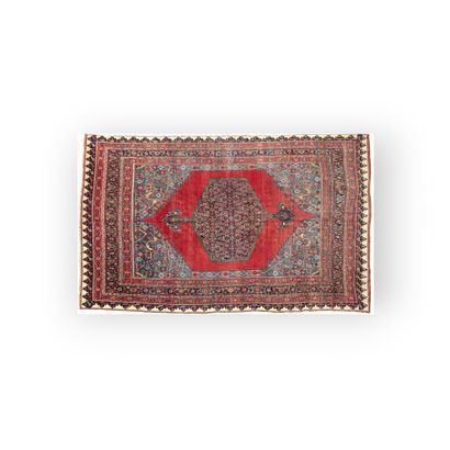 Important et original tapis Bidjar, laine
