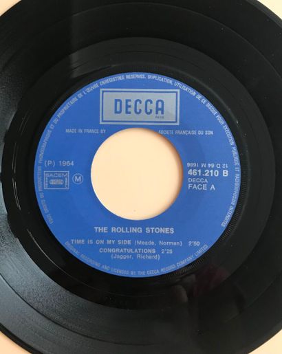 Rolling Stones The Rolling Stones
Time is on My Side
FRANCE, DECCA, 461.210 
Disque...