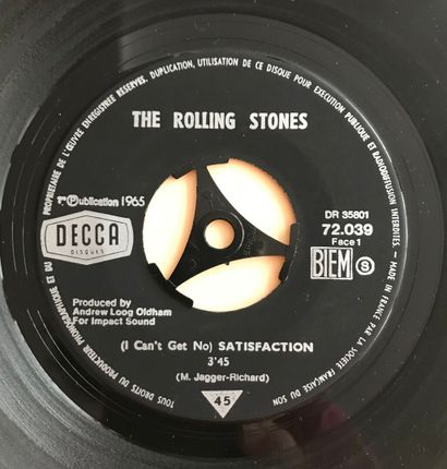 Rolling Stones The Rolling Stones 
"Time is On My side"
France, Decca, 72.039, rare...