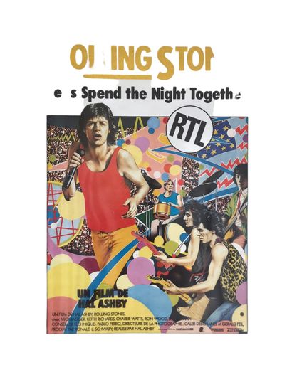 Rolling Stones The Rolling Stones 
Let's spend the Night Together, 1982
Affiche enroulée.
55...