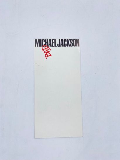 Michael Jackson Michael Jackson 
BAD
Lot incluant une rare invitation à la projection...