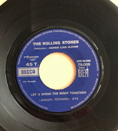 Rolling Stones The Rolling Stones 
Disque dédicacé au président Rosko, célèbre animateur...