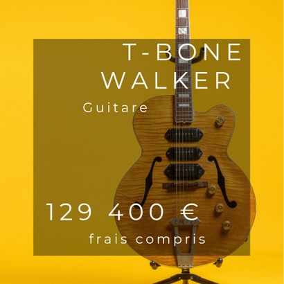 Guitare de T-Bone Walker Guitare électrique 
Archtop hollow body de marque Gibson,...