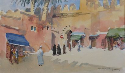 Henri DAVY (1913-1988) : « Taroudant (Maroc) »....