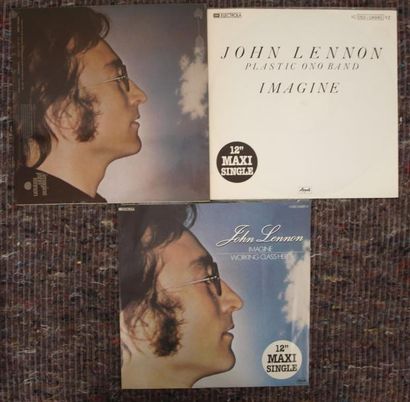 null John Lennon : Imagine

LPs + 2 X 12" 

LPs Apple QU4PAS 10004 UK (EX / EX) QUAD

12"...
