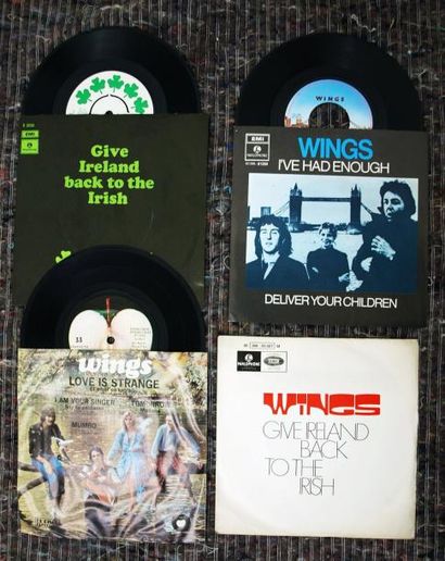 null WINGS : 4 x 7" Various countries / pressages étrangers

Give Ireland Back To...