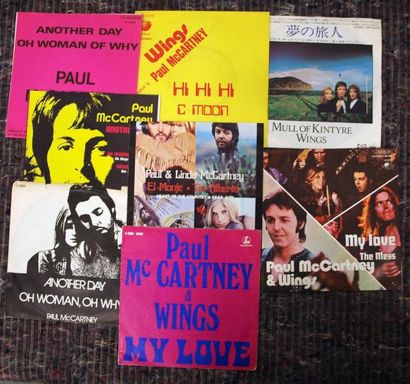 null Paul McCartney & Wings : 8 x 7" Various countries / 

Pressages étrangers (Danish,...