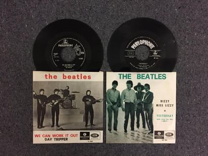 null BEATLES : 2 x 7'', Belgium : 

 - We Can Work It Out, (PARLOPHONE R5389), (VG+...