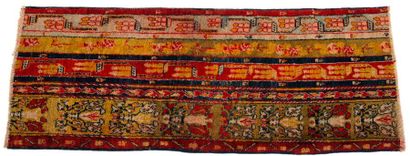 null Fragment de tapis INDIEN, fin du 19e siècle

Bordures à compositions florales...