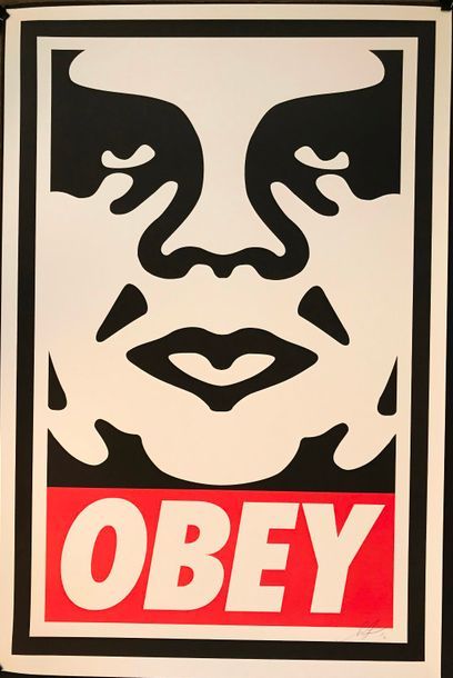 Shepard FAIREY (1970) ''Icon'', Estampe multiple...